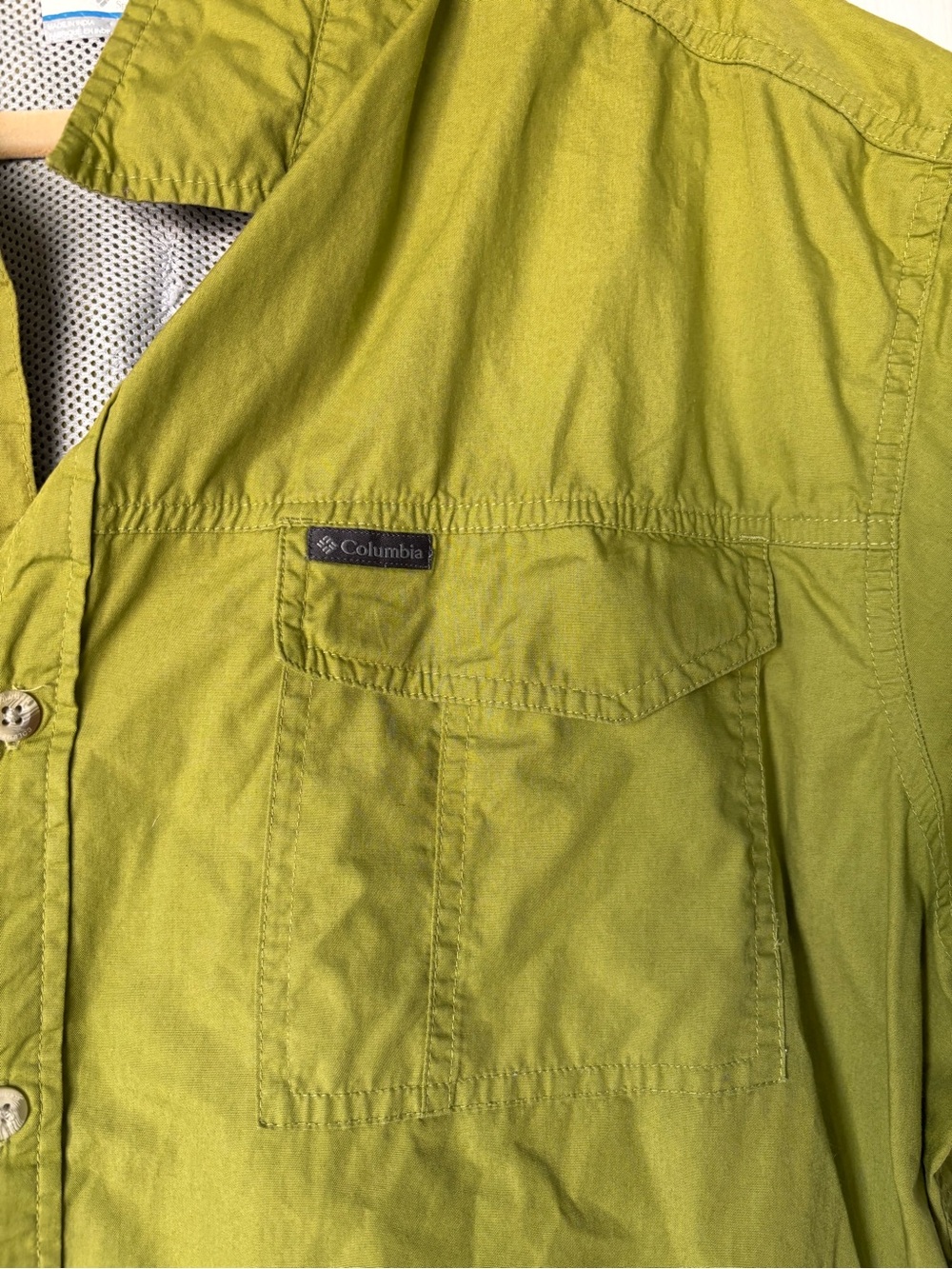 Columbia Omniwick Sun Shirt Men’s XXL Short Sleeve Vented Button Up Light Weight - Picture 3 of 6